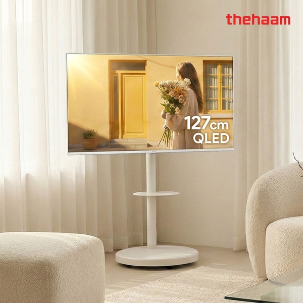 화이트 스마트 127cm 50인치 QLED 120Hz 구글5.0 화이트 삼탠바이미 호환