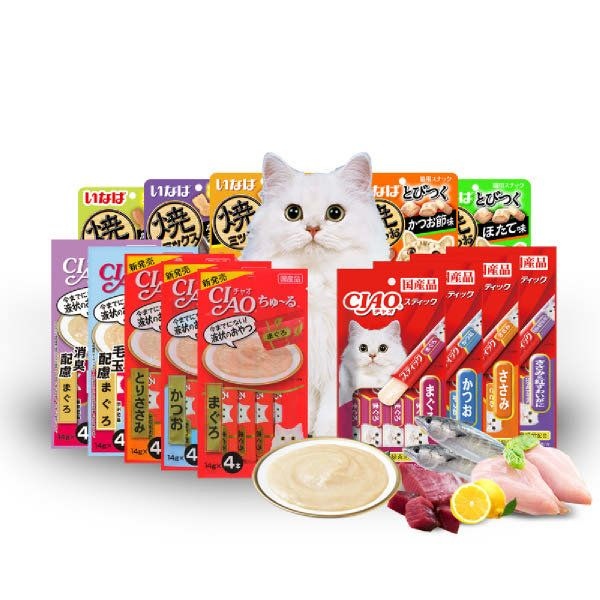 챠오츄르 짜먹는 고양이 츄르간식 6개 세트