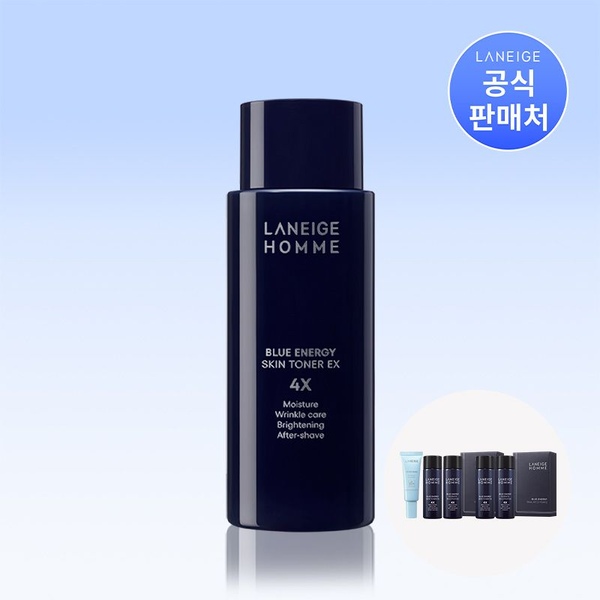 옴므 블루 에너지 스킨토너EX 180ml + 2종 키트