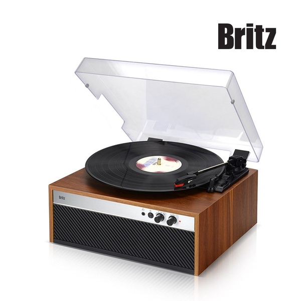 BZ-AP40BT (우드) 턴테이블 블루투스 스피커 / RCA 출력 / AUX입력