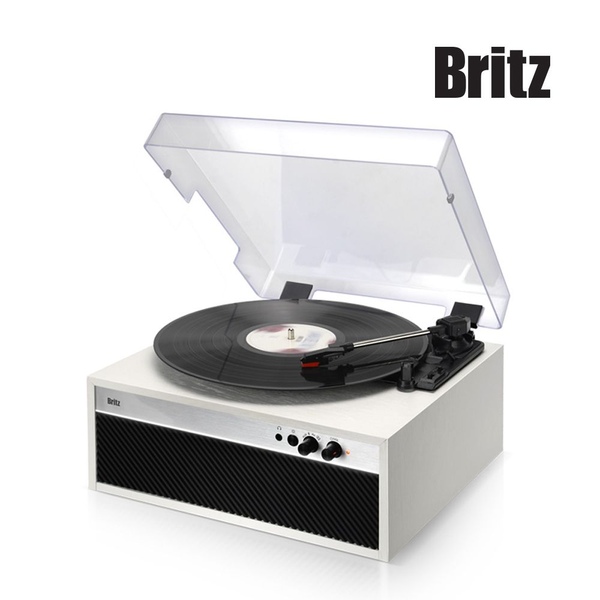 BZ-AP40BT (화이트) 턴테이블 블루투스 스피커 / RCA 출력 / AUX입력