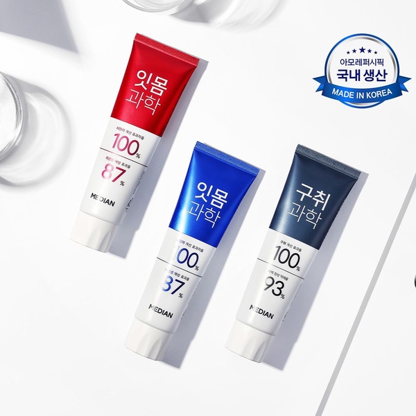 메디안 잇몸과학&구취과학 치약 120G 3입