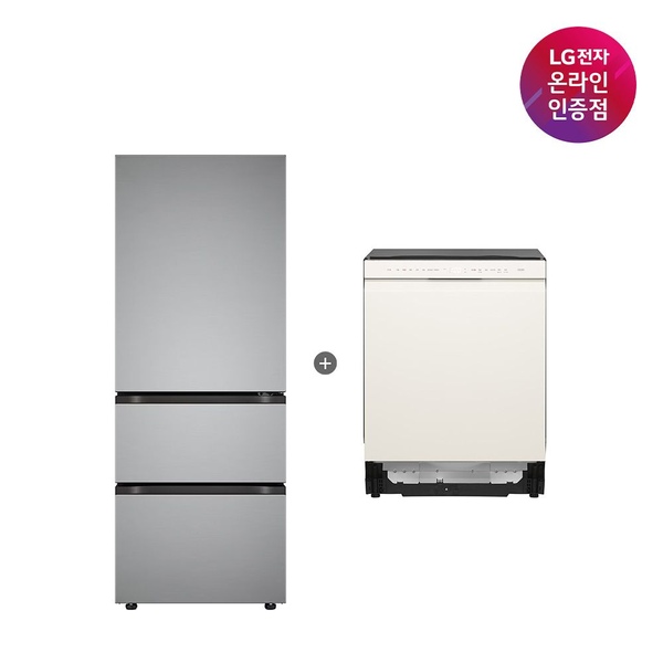 LG 디오스 김치톡톡+LG 디오스 식기세척기(Z330MPSF11+DUE5BGL1E)