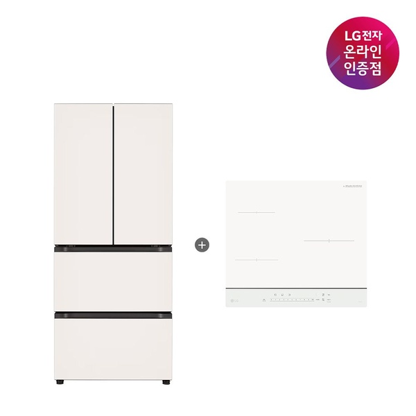 LG 디오스 김치톡톡+LG 디오스 인덕션(Z408MEEF23+BEI3QKHLOE)