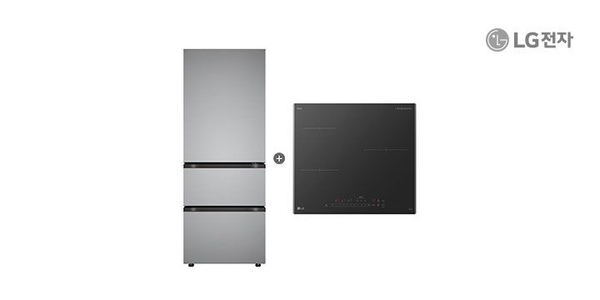 LG 디오스 김치톡톡+LG 디오스 인덕션(Z330MPSF11+BEI3ASB2OE)