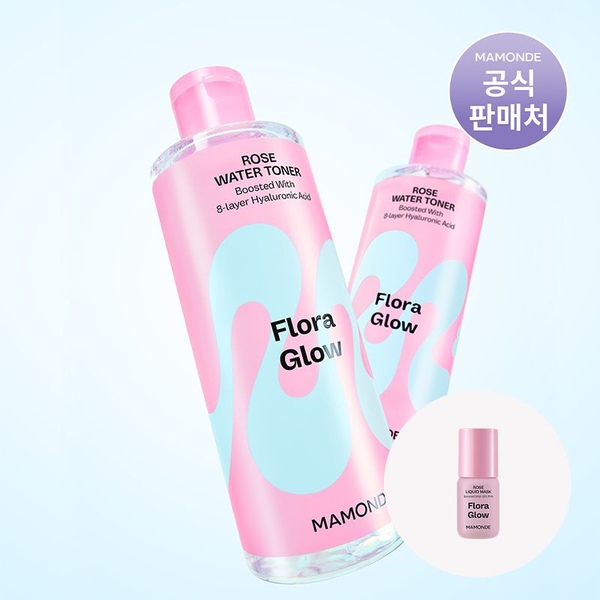플로라글로우 로즈워터 토너 300ml