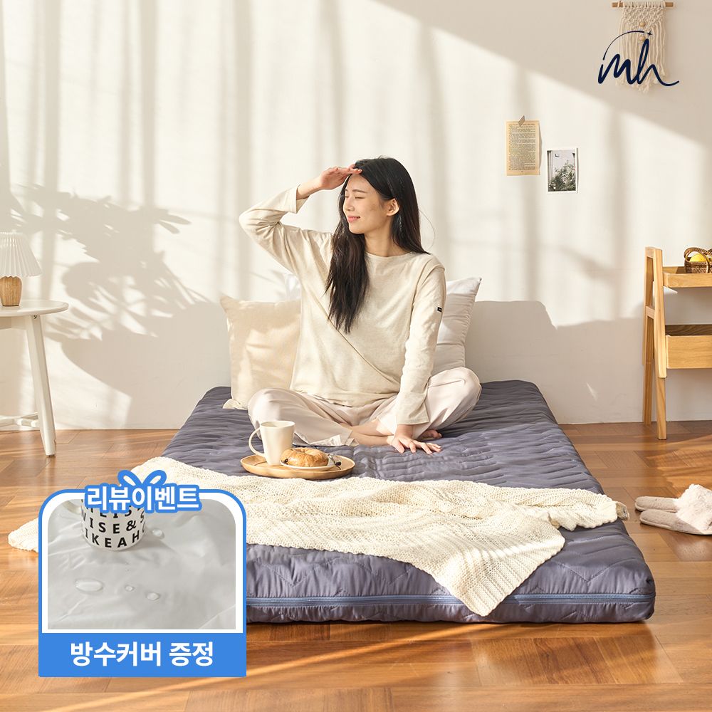 오늘의집 국내생산 7존 매트리스 푹신한 침대 토퍼 8cm 3colors(MS/SS/Q)