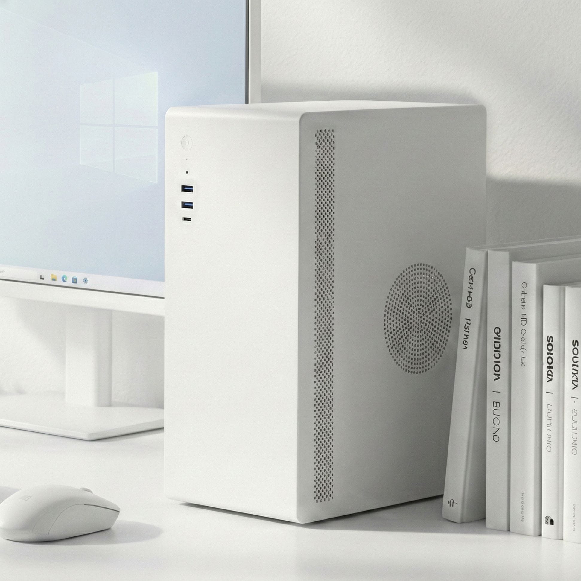오늘의집 아싸컴 아싸컴 화이트 데스크테리어 사무용컴퓨터 5600G/8GB/SSD 250GB
