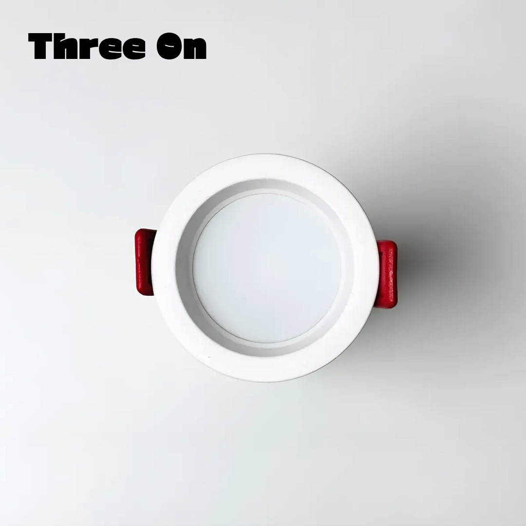 쓰리온 발명특허 LED 2인치 움푹 홀컵 다운라이트 6W 65mm 플리커프리 잔광현상제거