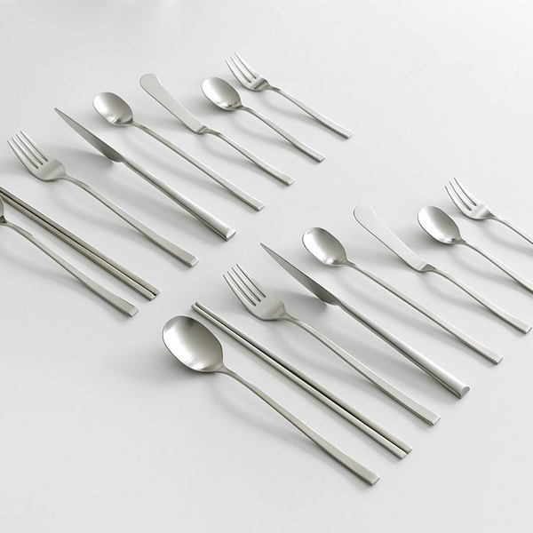 식세기O/스텐304 히어 2인 신혼 커트러리 풀세트 16P Silver