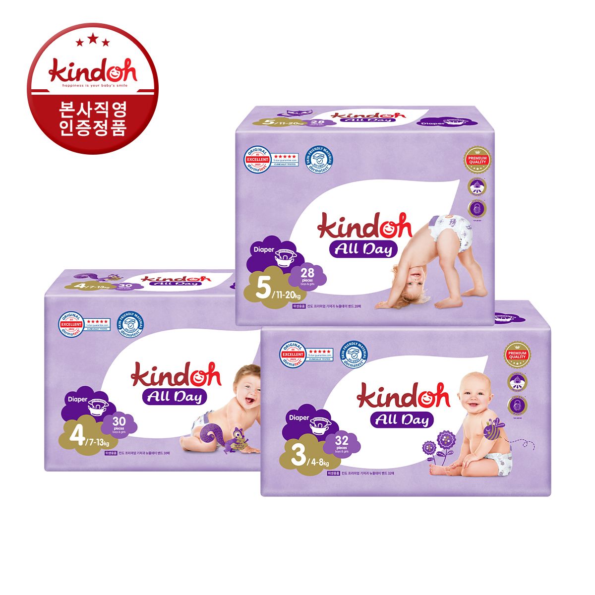 킨도 뉴올데이 밴드형 3단계 ~ 5단계 1BOX(4팩)
