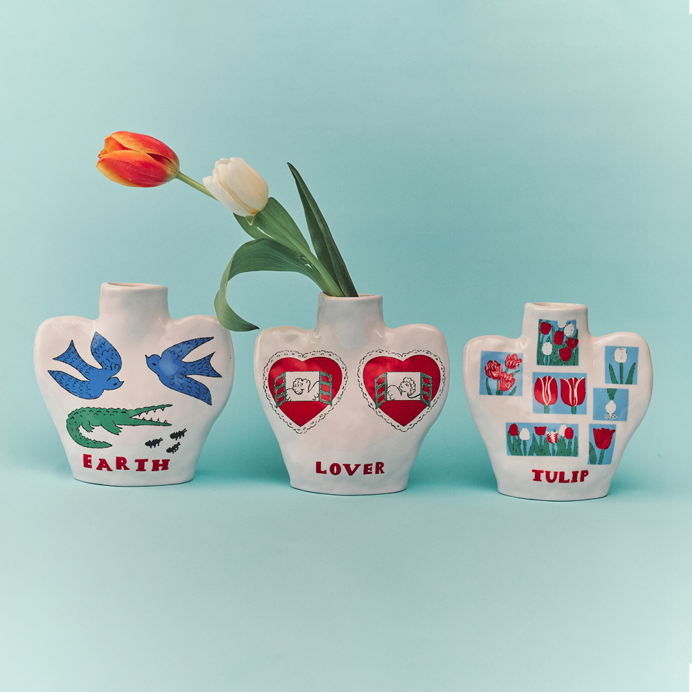 Kimi x LOFA Vase 화병 (3 types) 집꾸미기 홈데코 가격 비교 로파서울 Kimi x LOFA Vase 화병 (3 types) 집꾸미기 홈데코