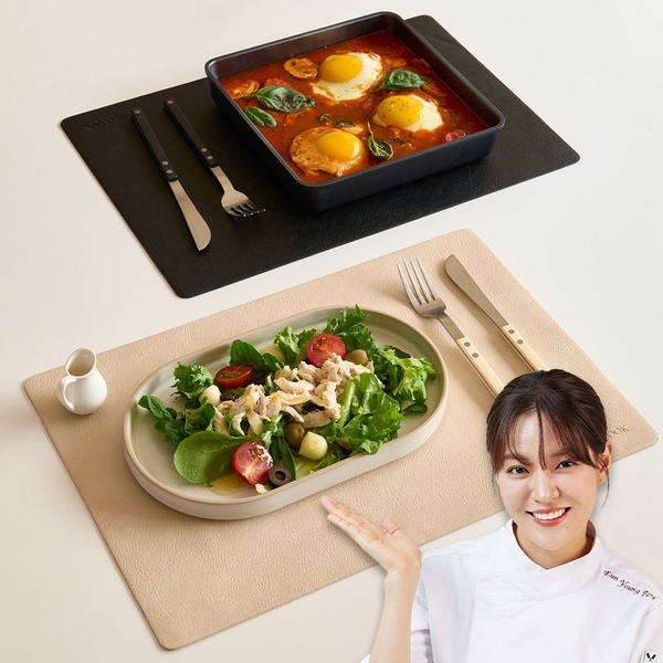 [10%쿠폰+7%카카오] 안전한 데일리 테이블매트 가죽 식탁보 1P/2P/4P