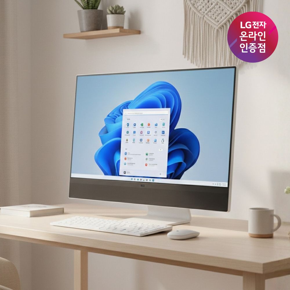 오늘의집 LG 일체형PC i5 윈도우11 사무용 데스크탑 27V70T-GR50K