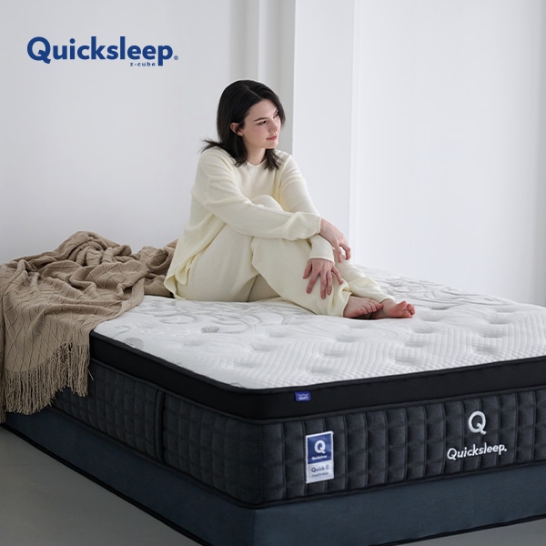 오늘의집 퀵슬립 Q8 롤팩 하이브리드 매트리스 SS/Q/LK 적당푹신(롤팩)