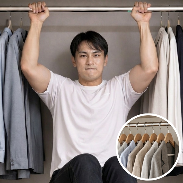 길이 조절형 옷걸이봉 옷봉 소켓 옷장봉 3size