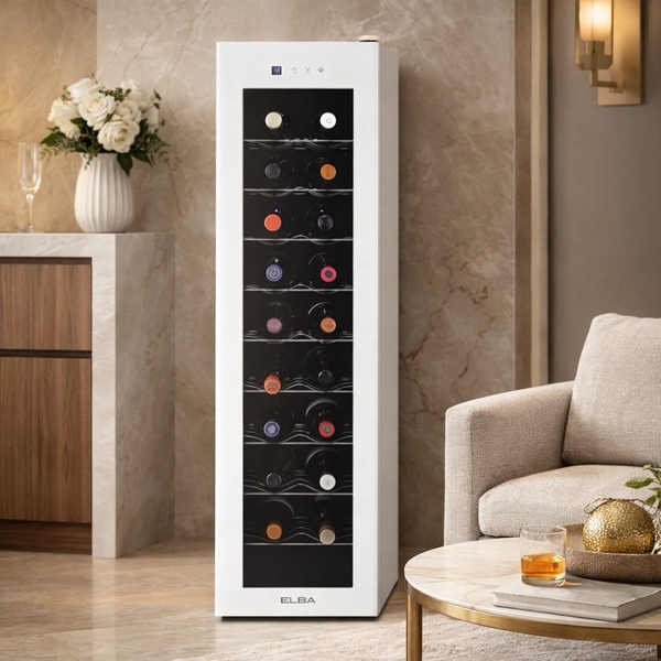 슬림 와인셀러 와인냉장고 EW60W18 18병 화이트