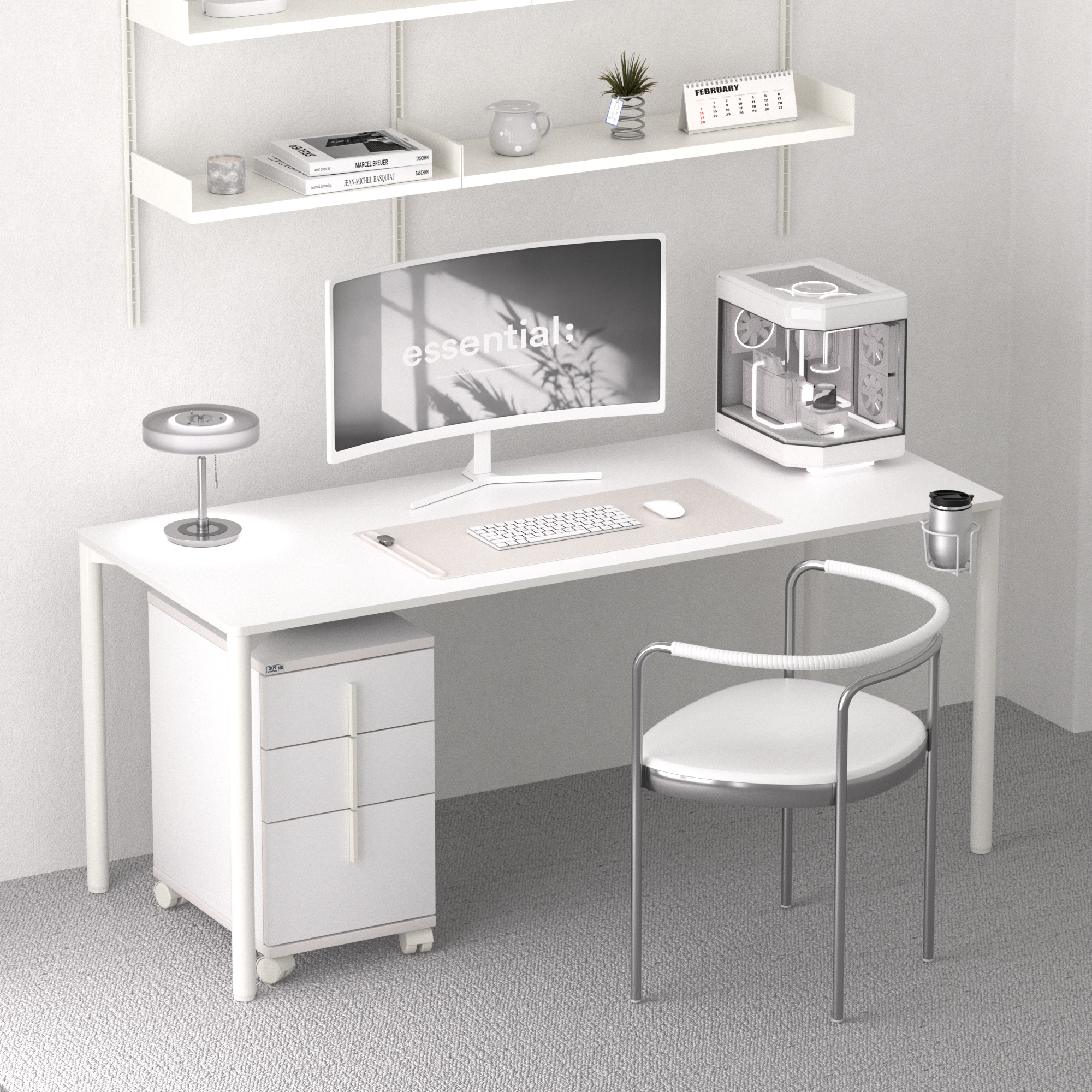 오늘의집 209애비뉴 제로데스크 에보 테이블 컴퓨터 책상 1000~2000size 2Colors