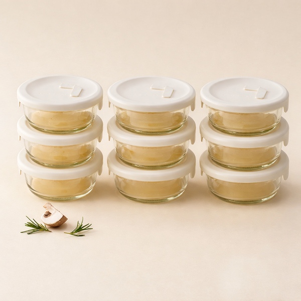 [반짝특가] 9P NEW 바로한끼 유리 밥용기 250ml 3Px3