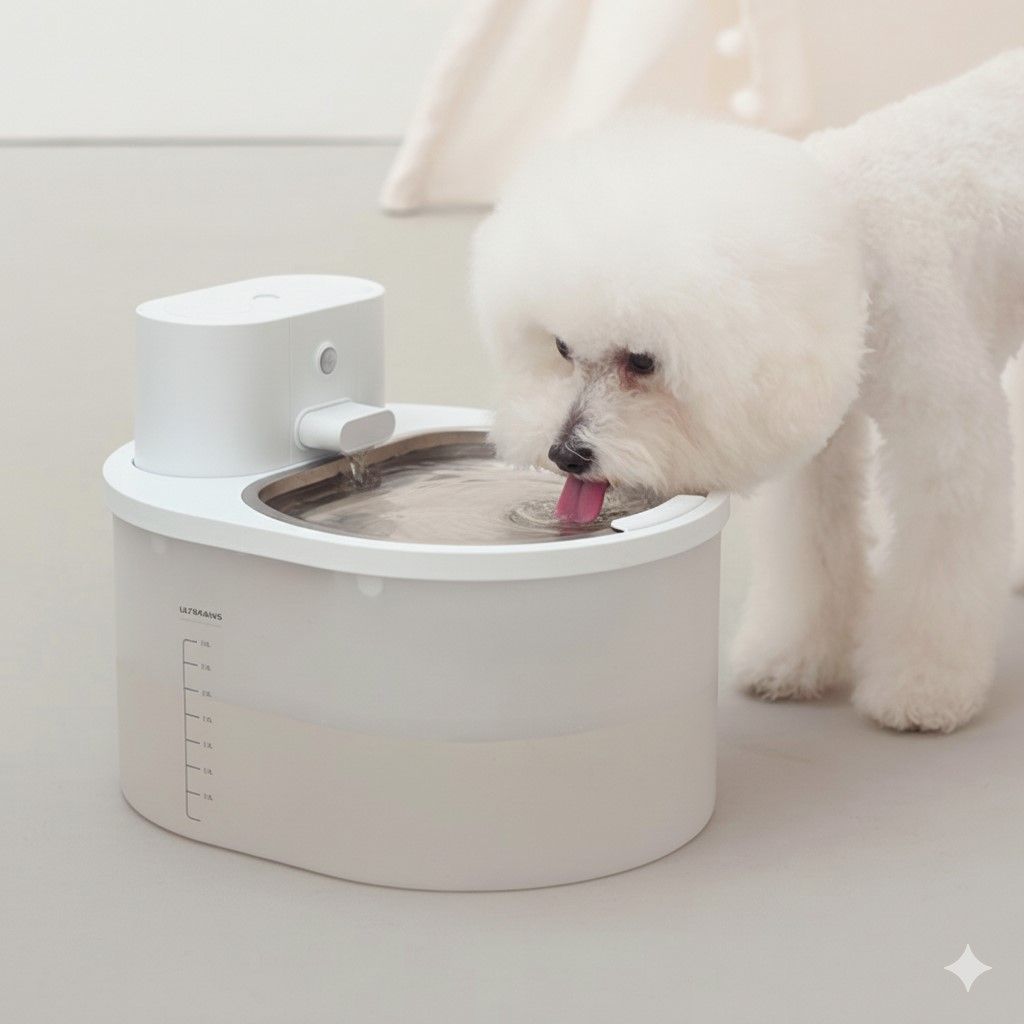 울트라웨이브 강아지 고양이 3세대 무선 자동 급수기 반려동물 정수기 음수대 워터펫 메가 3.5L