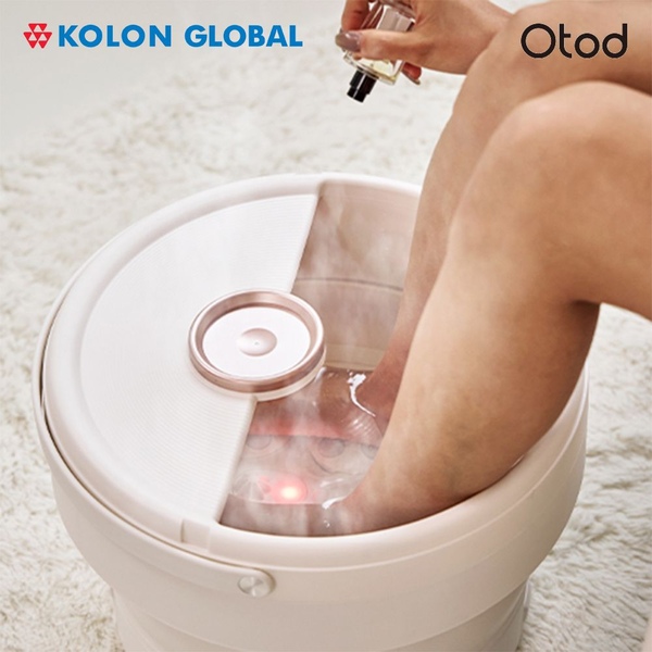 코오롱보증 폴디오 습식족욕기 2컬러 접이식 힐링 홈스파케어 OTDFM-100