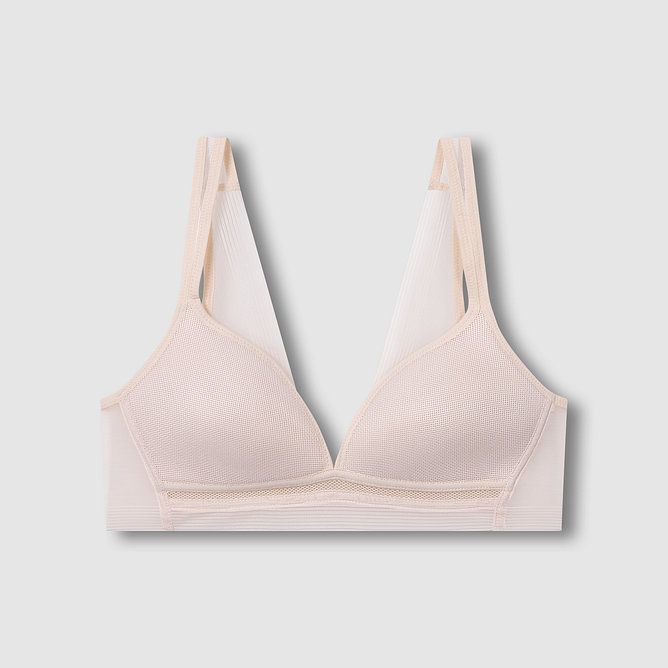 JAJU(자주) 여 AIR 메쉬 노라인 크롭브라 (4 sizes)(3 colors)