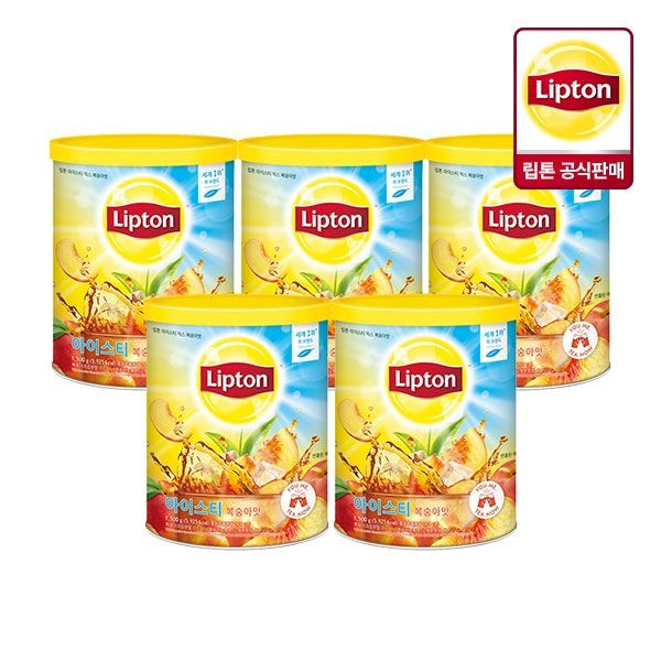 립톤 아이스티 믹스 복숭아맛 1.5kg 5개