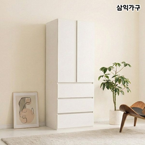 우노 3단 서랍형 키큰 높은 옷장 800