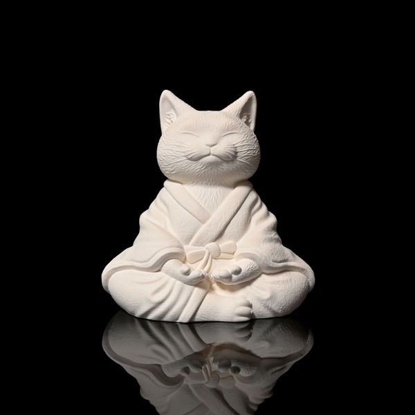 Meditating Cat