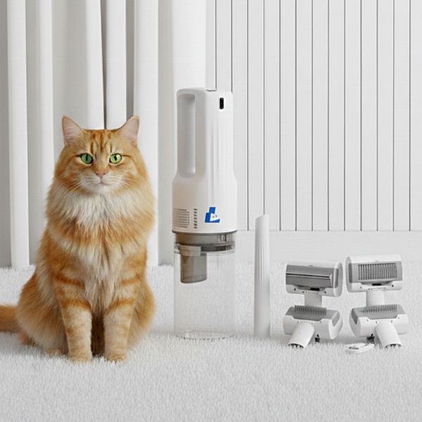 리얼 브러쉬 무선 스마트 브러쉬 강아지 고양이