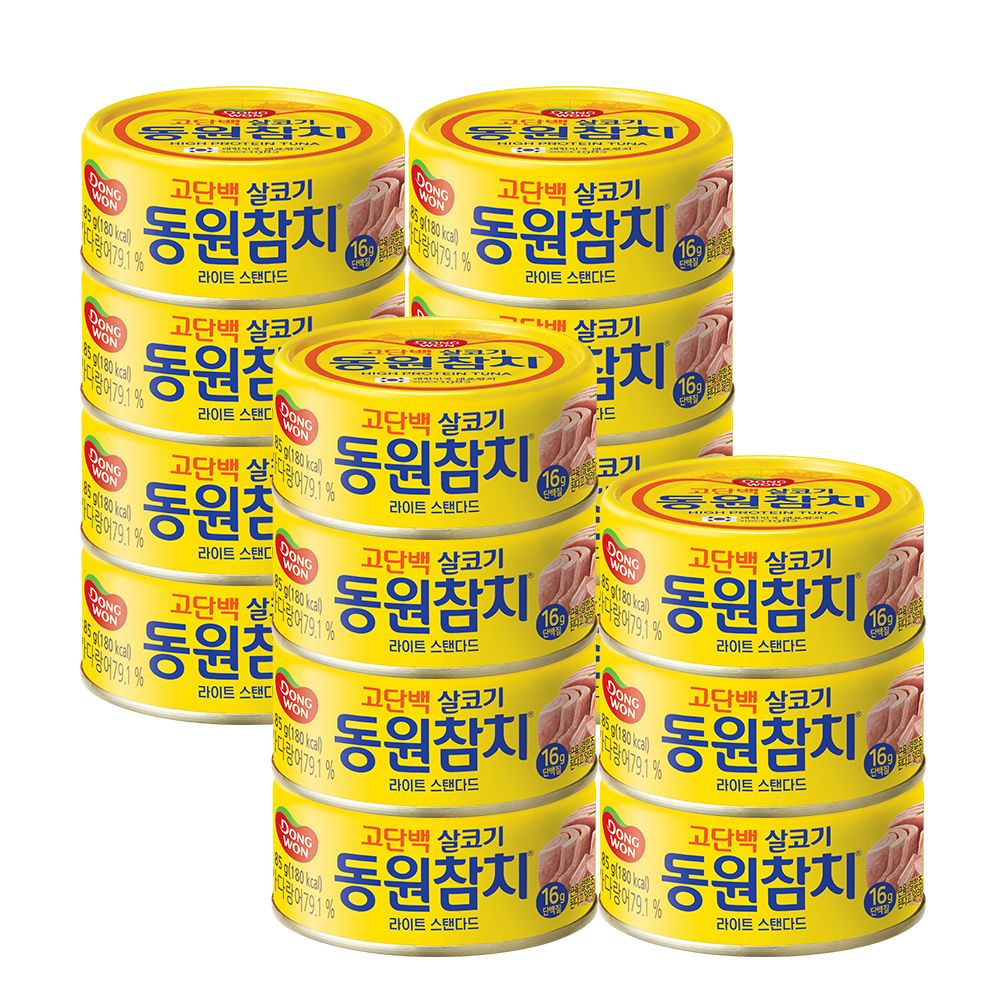 동원참치 라이트 스탠다드 85g*15개 가격 비교 동원 동원참치 라이트 스탠다드 85g*15개
