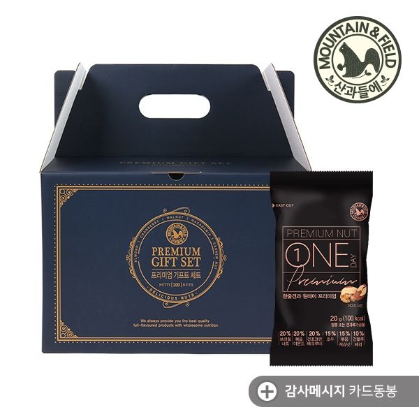 하루견과 견과류 원데이프리미엄 100입 선물세트 견과선물세트