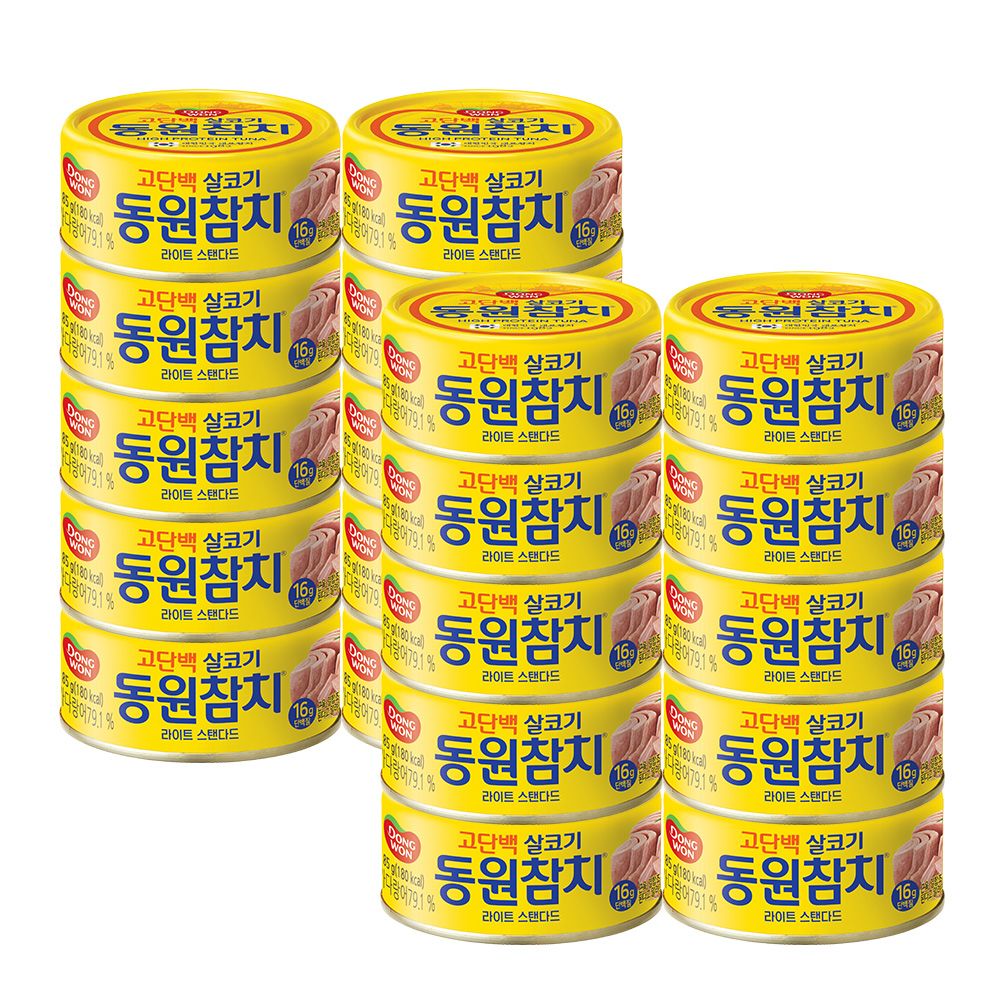 동원 동원참치 라이트 스탠다드 85g*20개