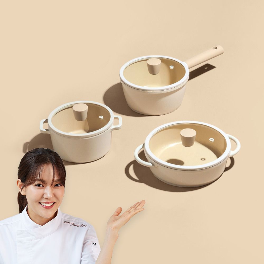 오늘의집 국내생산 인덕션겸용 세라믹 양수/편수/전골 2종~5종 냄비세트