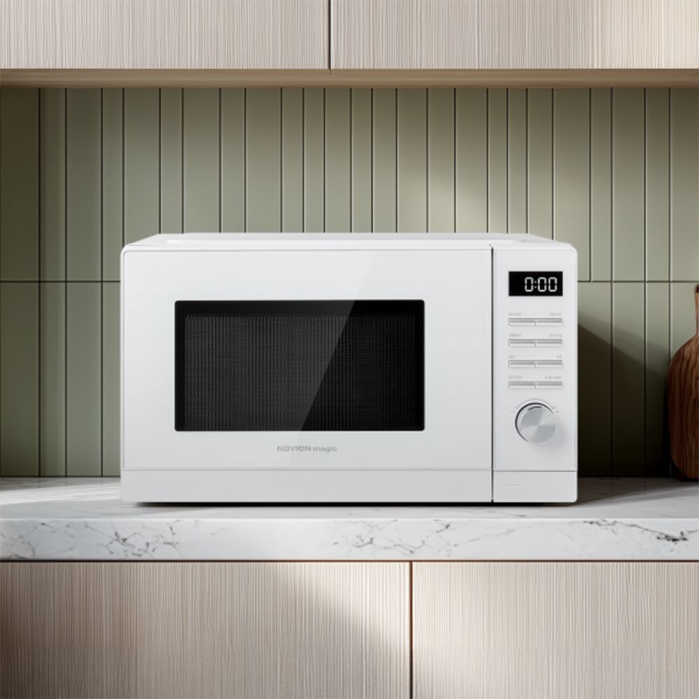 23L 무회전 플랫 800W 전자레인지 MWR-1502EF 화이트