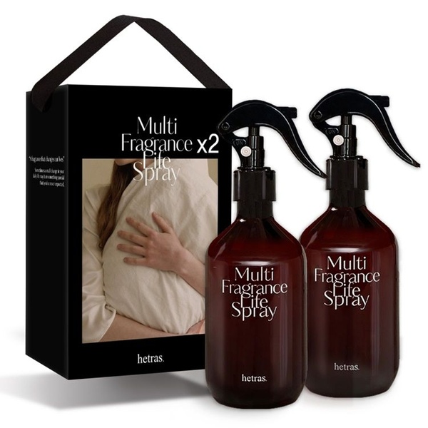 [1+1] 멀티스프레이 섬유향수 탈취제 300ml x 2개 선물세트