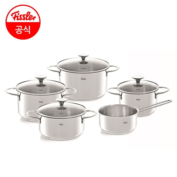 [24일 단하루 212,245원] 코펜하겐 5종 IH 냄비세트 (패션 키친툴 국자 증정)