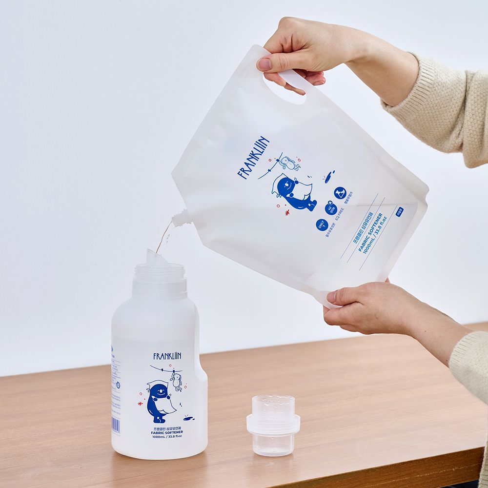 오늘의집 프랭클린 아기 섬유유연제 리필 무향 1L