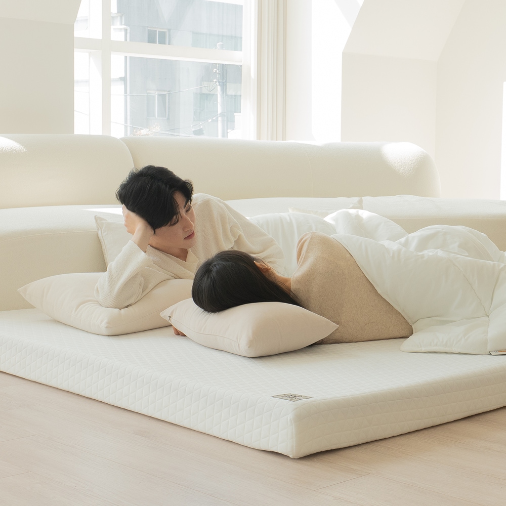 오늘의집 냅타임 바닥 맞춤 토퍼 매트리스 10.5cm (S/SS/Q/K)