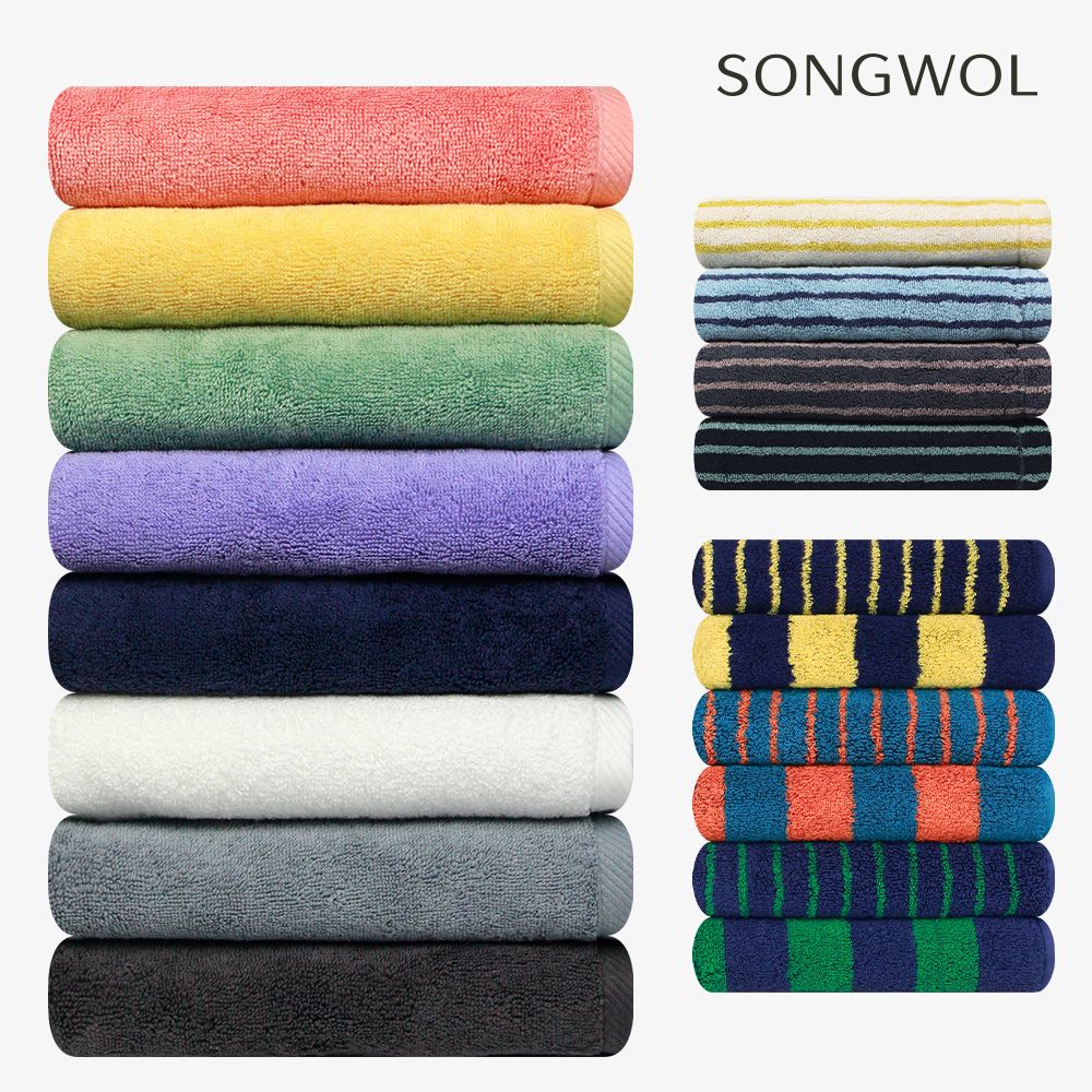 오늘의집 송월타월 30수/40수 호텔수건 130-220g10장