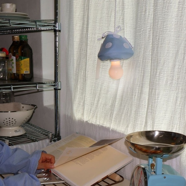 Mushroom lamp 머쉬룸 무드등 조명(블루)