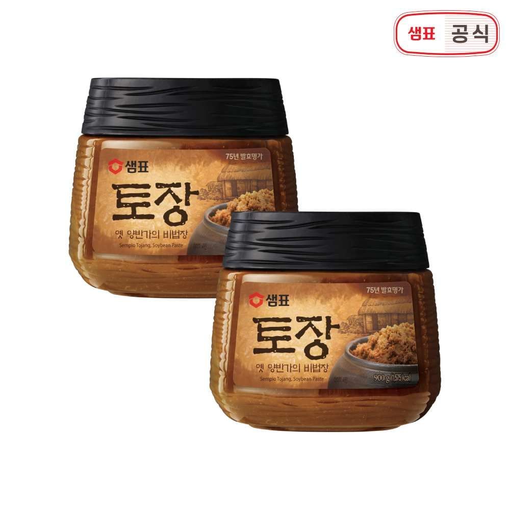 토장 900g 1+1 가격 추이 샘표 토장 900g 1+1 - 최저가 14,900원