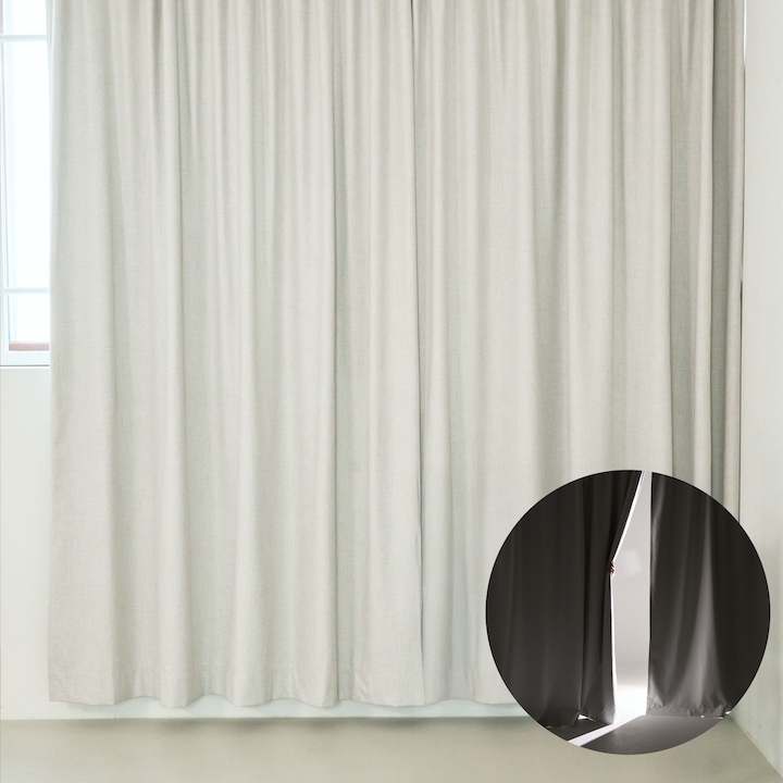 [오늘의집] 오늘의집 layer basic / 100% 완벽차광 암막커튼(1+1), 3colors, 창문형/거실형