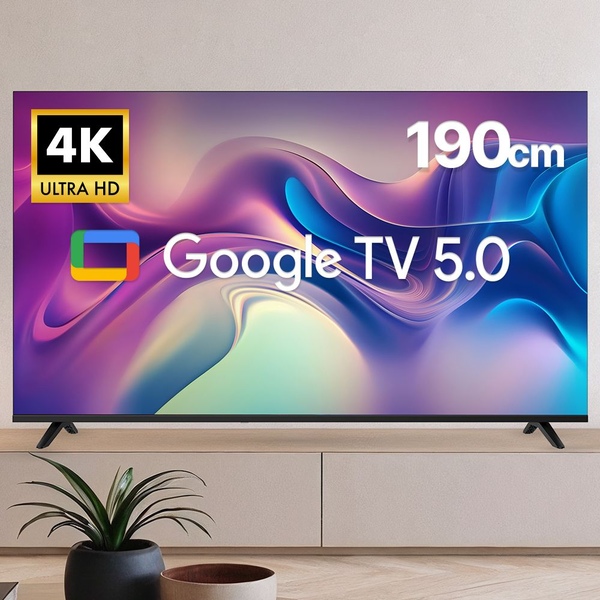 구글 190cm(75인치) 스마트TV 4K UHD 고화질 대형 안드로이드티비