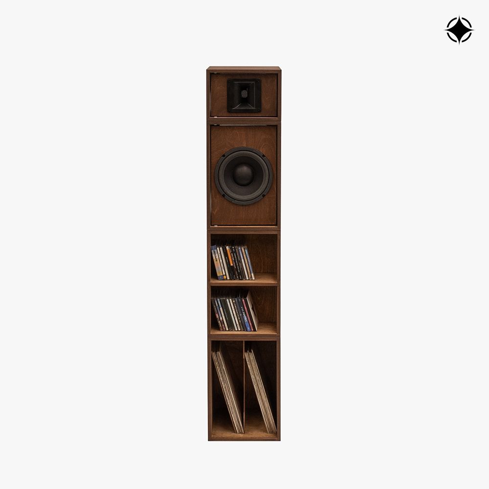 Oho 스피커 CD LP랙 소형 월넛 ESF-CDLPR1SW 가격 비교 라뜰리에드보아 Oho 스피커 CD LP랙 소형 월넛 ESF-CDLPR1SW