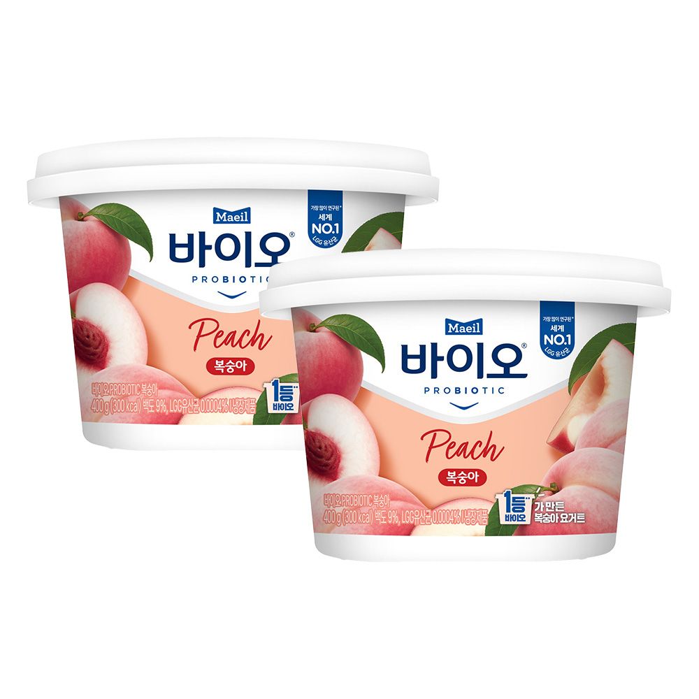 매일유업 매일바이오 PROBIOTIC 복숭아 400G 2입 - 최저가 15,200원