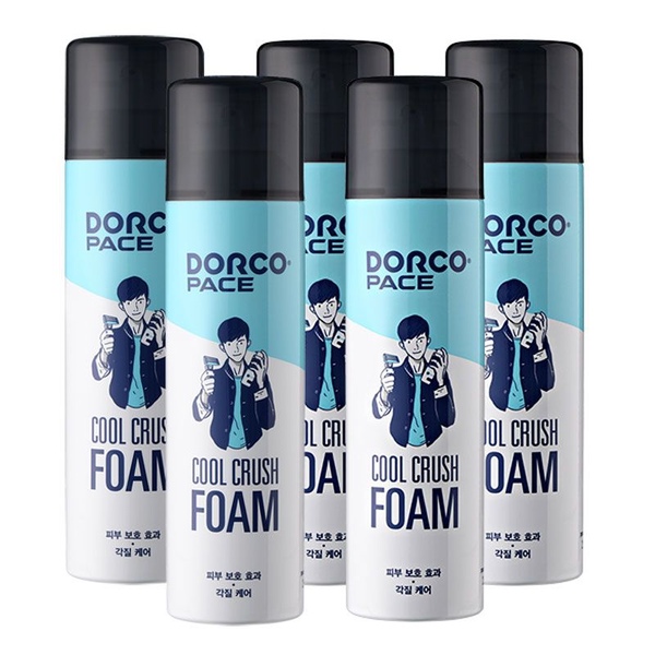 페이스 대용량 쿨크러쉬 쉐이빙폼 250ml 5개