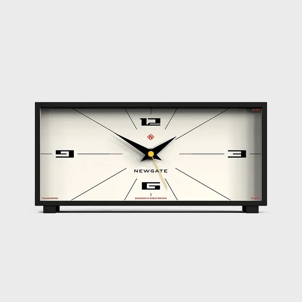 뉴게이트 썬더버드 탁상시계 블랙 - THUNDERBIRD MANTEL CLOCK BLACK