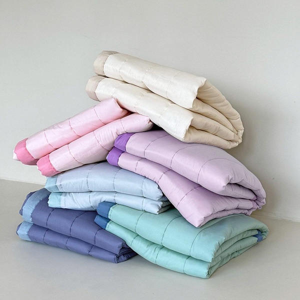NEW 컬러 오니 순면 누빔 60수 양면사용 침대패드 JS 6colors