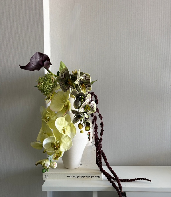 Botanical Object Series-빈티지 호접란 꽃다발 세트